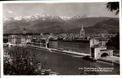 CPA Grenoble Vue generale et la Chaine de Belledonne