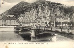 CPA Grenoble Pont de la Porte de France et Fort de Rabot