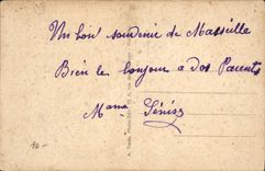 CPA Marseille Un bonjour de Marseille