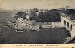 CPA Marseille La Corniche Pont de la Fausse Monnaie