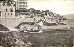 CPA Marseille La Corniche et la Palace Hotel