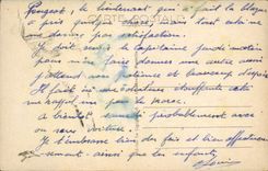 CPA Marseille Le Depart d'un Courrier et le Phare de la Desirade