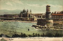 CPA Marseille Fort St Jean et Cathedrale
