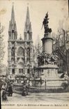 CPA Marseille Eglise des Reformes et Monument des Mobiles