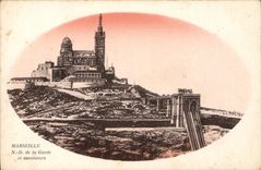 CPA Marseille N D de la Garde et ascenseurs