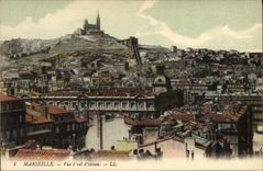 CPA Marseille Vue a vol d'oiseau