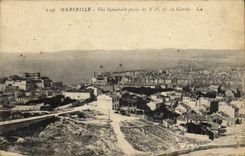 CPA Marseille Vue Generale prise de N D de la Garde