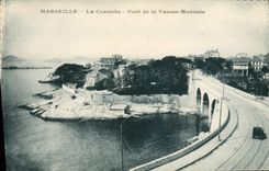 CPA Marseille La Corniche Pont de la Fausse Monnaie