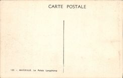 CPA Marseille Le Palais Longchamp
