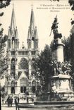 CPA Marseille Eglise des Reformes et Monument des Mobiles