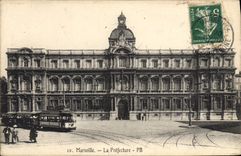 CPA Marseille La Prefecture Tramway