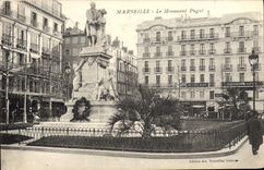 CPA Marseille Le Monument Puget