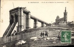 CPA Marseille N D de la Garde et les Ascenseurs