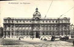 CPA Marseille La Prefecture Tramway