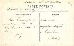 CPA Marseille Panorama vu a vol d'oiseau