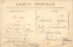 CPA Marseille La Rue Noailles Tramway