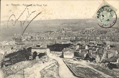 CPA Marseille Panorama du Vieux Port