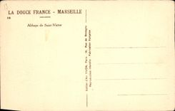 CPA Marseille La douce France Abbaye de Saint Victor
