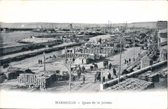 CPA Marseille Quais de la Joliette Bateaux