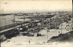 CPA Marseille Vue Generale des Bassins de la Joliette