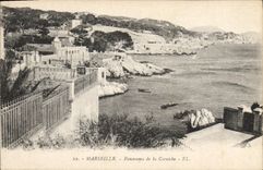 CPA Marseille Panorama de la Corniche