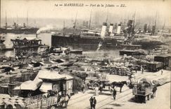 CPA Marseille Port de la Joliette Bateaux