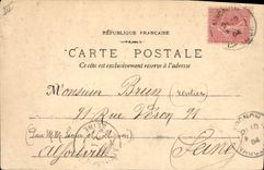 CPA Marseille Un Coin des Messageries Maritimes