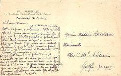 CPA Marseille La Basilique Notre Dame de la Garde