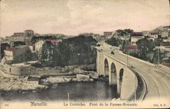 CPA Marseille La Corniche Pont de la Fausse Monnaie