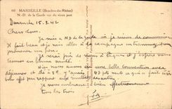 CPA Marseille (Bouches du Rhone) N D de la Garde vue du vieux port Bateaux