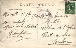 CPA Marseille Fontaine et Place Estrangin