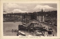 CPA Marseille Le Quai du Port