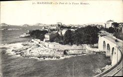 CPA Marseille Le Pont de la Fausse Monnaie