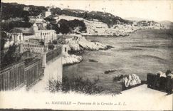 CPA Marseille Panorama de la Corniche