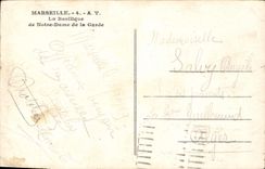 CPA Marseille La Basilique de Notre Dame de la Garde