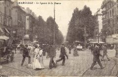 CPA Marseille Le Square de la Bourse