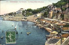 CPA Marseille La Corniche Le Palace Hotel (Roubion)