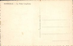 CPA Marseille Le Palais Longchamp