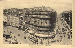 CPA Marseille La Rue de la Republique