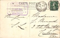 CPA Marseille Entree du Vieux Port