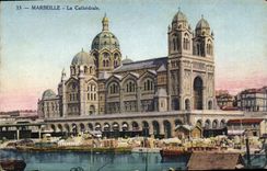CPA Marseille La Cathedrale