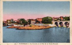 CPA Marseille La Corniche et le Pont de la Fausse Monnaie