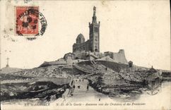 CPA Marseille N. D. de la Garde Ancienne voie des Oratoires et des Processions