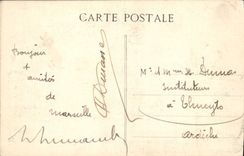 CPA Marseille Eglise des Reformes et Monument des Mobiles