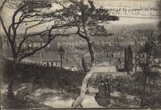 CPA Marseille Vue a travers les Pins