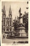 CPA Marseille Eglise des Reformes et Monument des Mobiles
