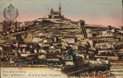 CPA Marseille N. D. de la Garde Vue generale