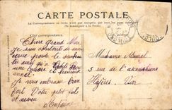 CPA Marseille Place de 'Aix et Arc de Triomphe 