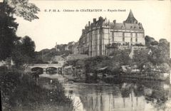 CPA Chateau de Chateaudun Facade Ouest 