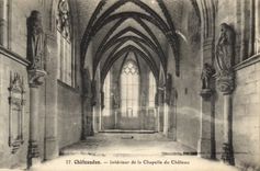 CPA Chateaudun Interieur de la Chapelle du Chateau 